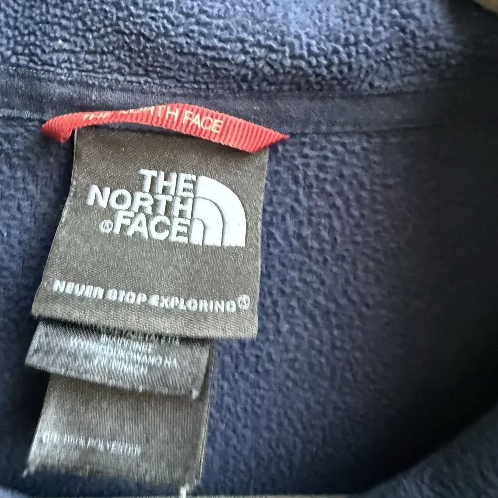 The North Face 1/4 Zip Pullover Men’s Fleece Navy Blue Lightweight Size XXL
